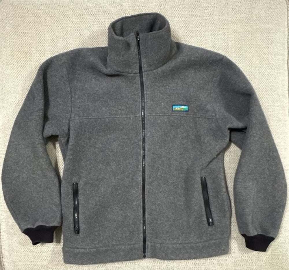 Vintage Cabela's Polartec Series 300 Full-Zip Gray Fleece Jacket